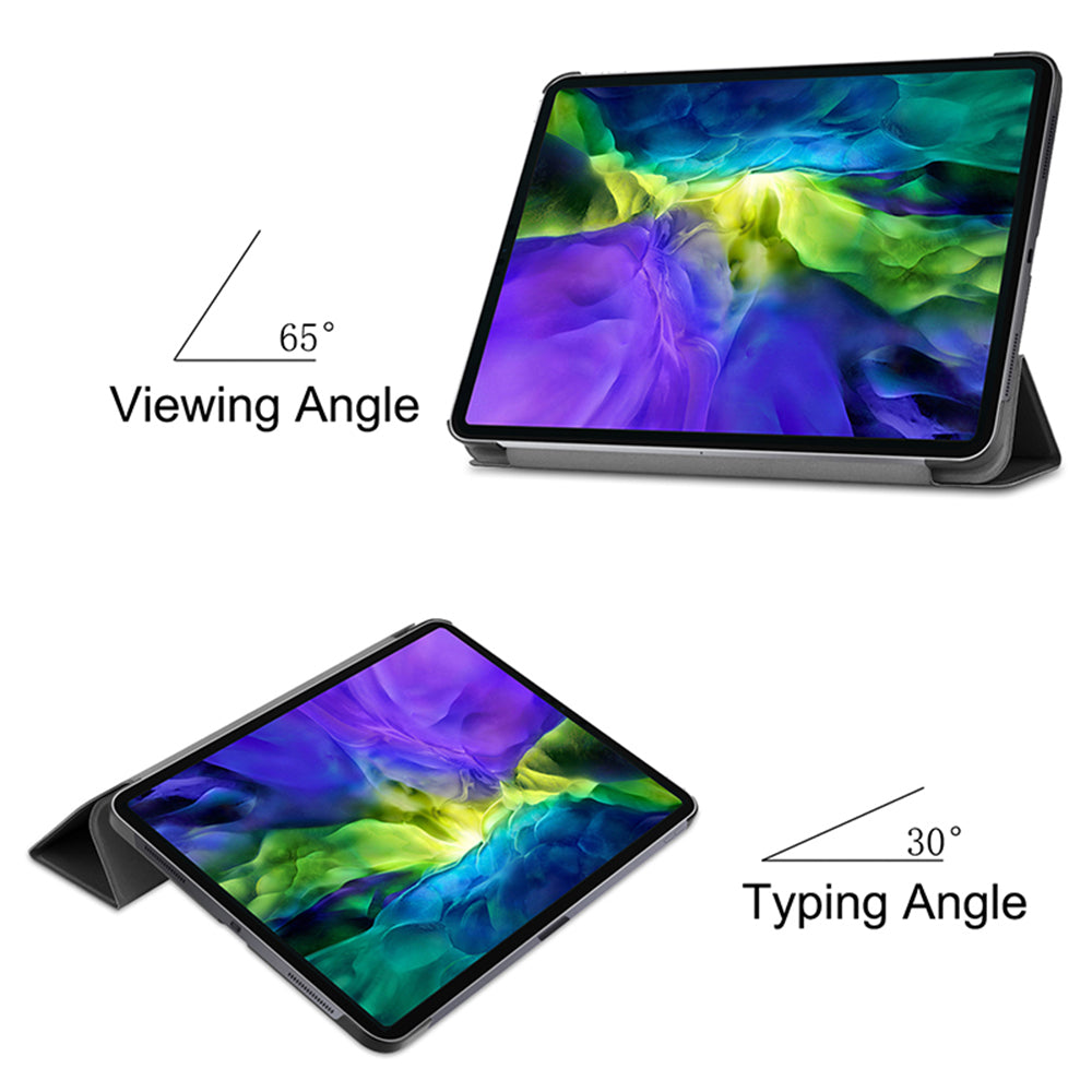 Husa pentru Apple iPad Pro 12.9 (2022) / Pro 12.9 (2021) / Pro 12.9 (2020) / Pro 12.9 (2018), Techsuit, FoldPro, Neagra