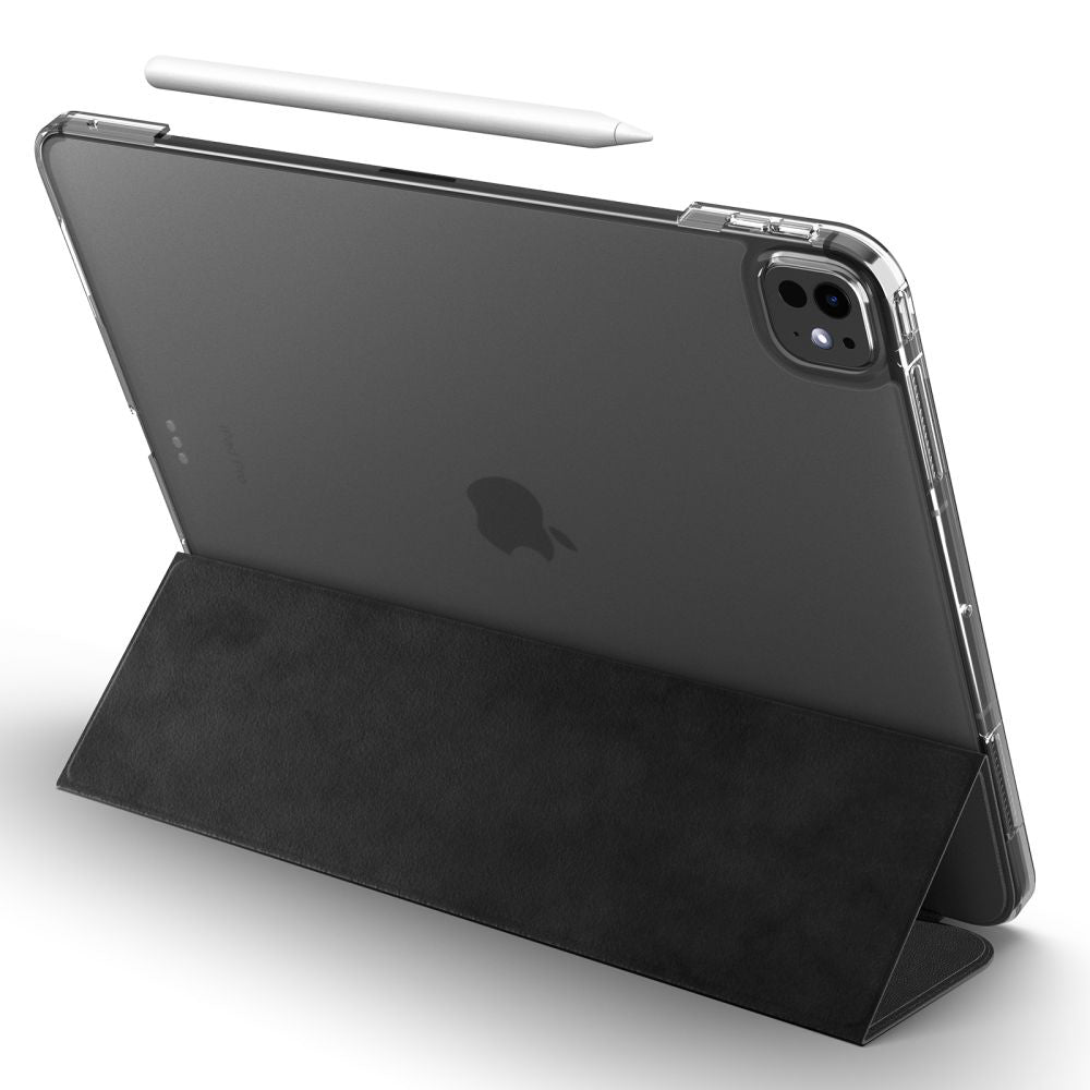 Husa pentru Apple iPad Pro 13 (2024), Spigen, Liquid Air Folio, Neagra