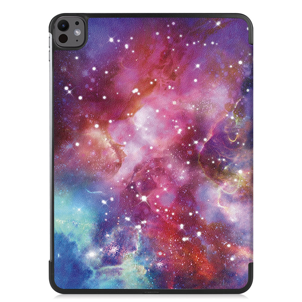 Husa pentru Apple iPad Pro 13 (2024), Techsuit, FoldPro Galaxy, Multicolor