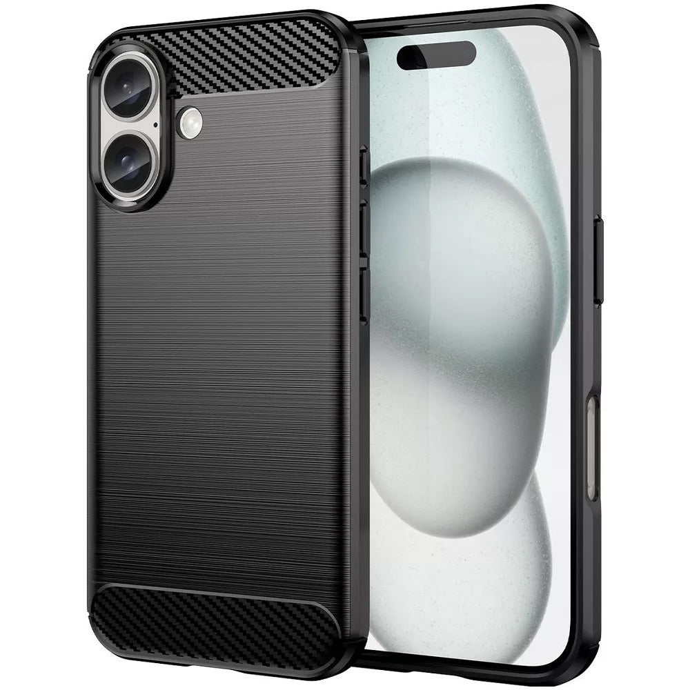 Husa pentru Apple iPhone 16 Plus, OEM, Carbon, Neagra