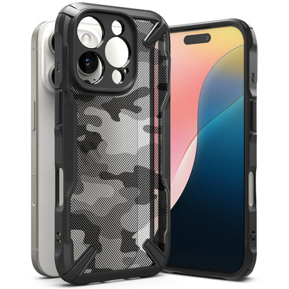 Etui do Apple iPhone 16 Pro Max, Ringke, Fusion X Camo, czarny 