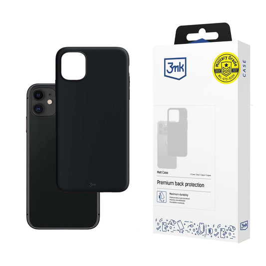 Husa pentru Apple iPhone 11, 3MK, Neagra Mata