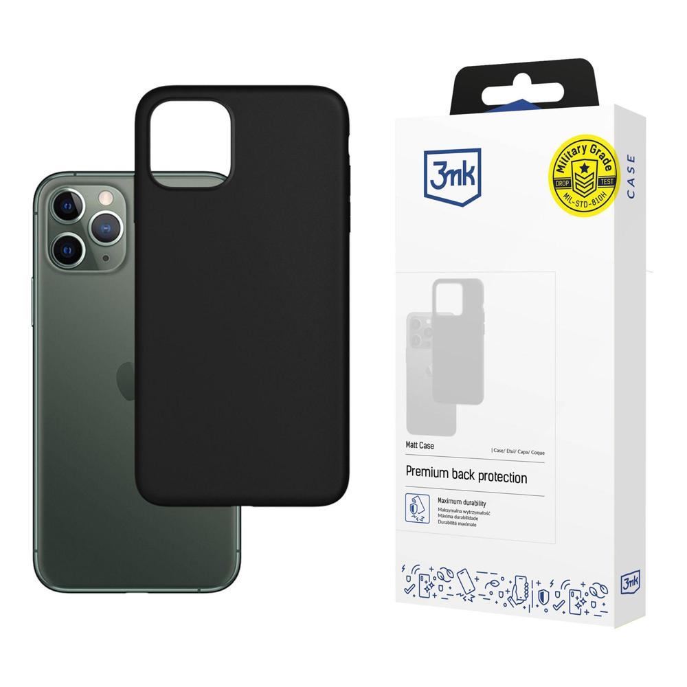 Etui do Apple iPhone 12 / 12 Pro, 3MK, matowe, czarne