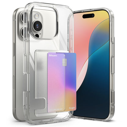 Husa pentru Apple iPhone 16 Pro Max, Ringke, Fusion Card, Transparenta
