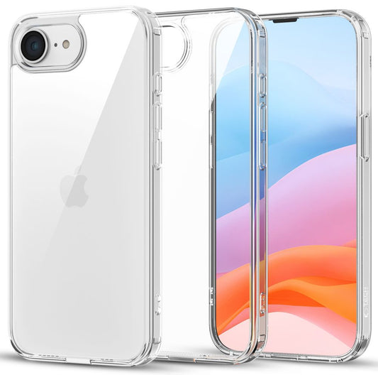 Husa pentru Apple iPhone 16e, Tech-Protect, Flexair Hybrid, Transparenta