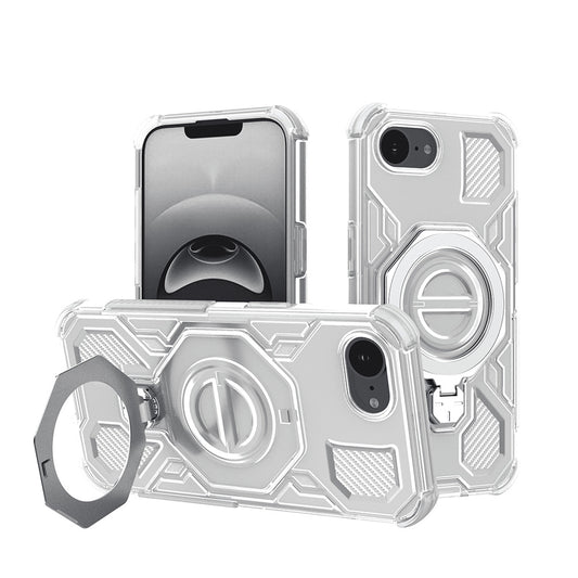 Husa pentru Apple iPhone 17e / 16e, Techsuit, Carbon Shield Pro, Alba