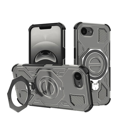 Husa pentru Apple iPhone 17e / 16e, Techsuit, Carbon Shield Pro, Fumurie