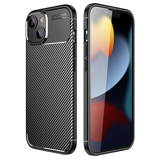 Husa pentru Apple iPhone 17, OEM, Carbon Enviro, Neagra