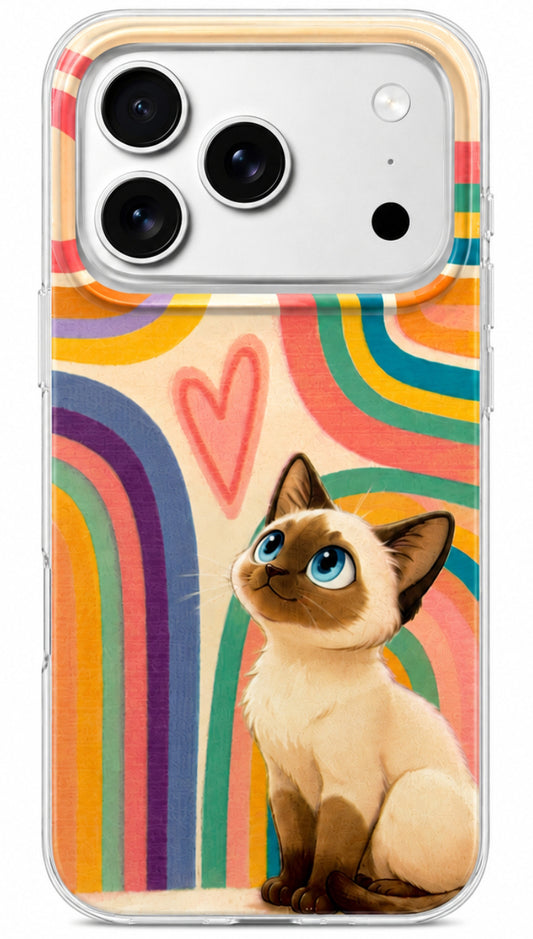 Husa pentru Apple iPhone 16 Pro Max, Perfect Case, Dreamora Kitty, Multicolor