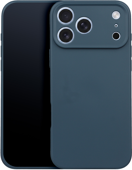 Husa pentru Apple iPhone 18 Pro Max / 17 Pro Max, OEM, Silicone, Bleumarin