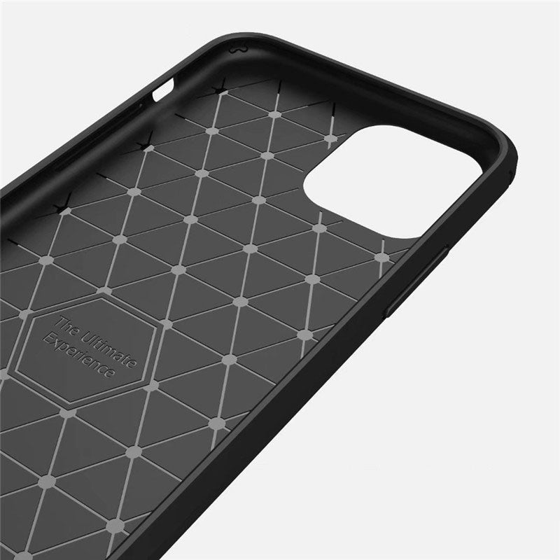 Husa pentru Apple iPhone 11 Pro Max, Techsuit, Carbon, Neagra