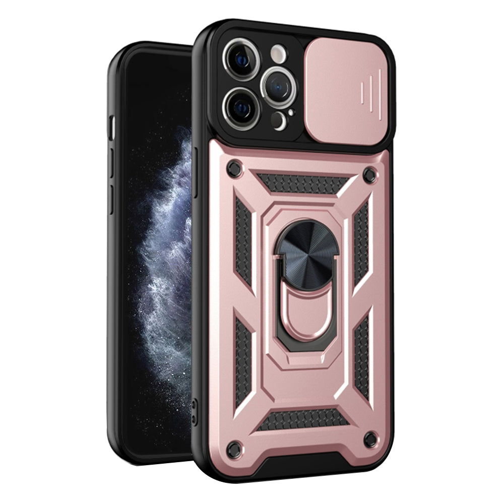 Husa pentru Apple iPhone 11 Pro, Techsuit, CamShield, Roz