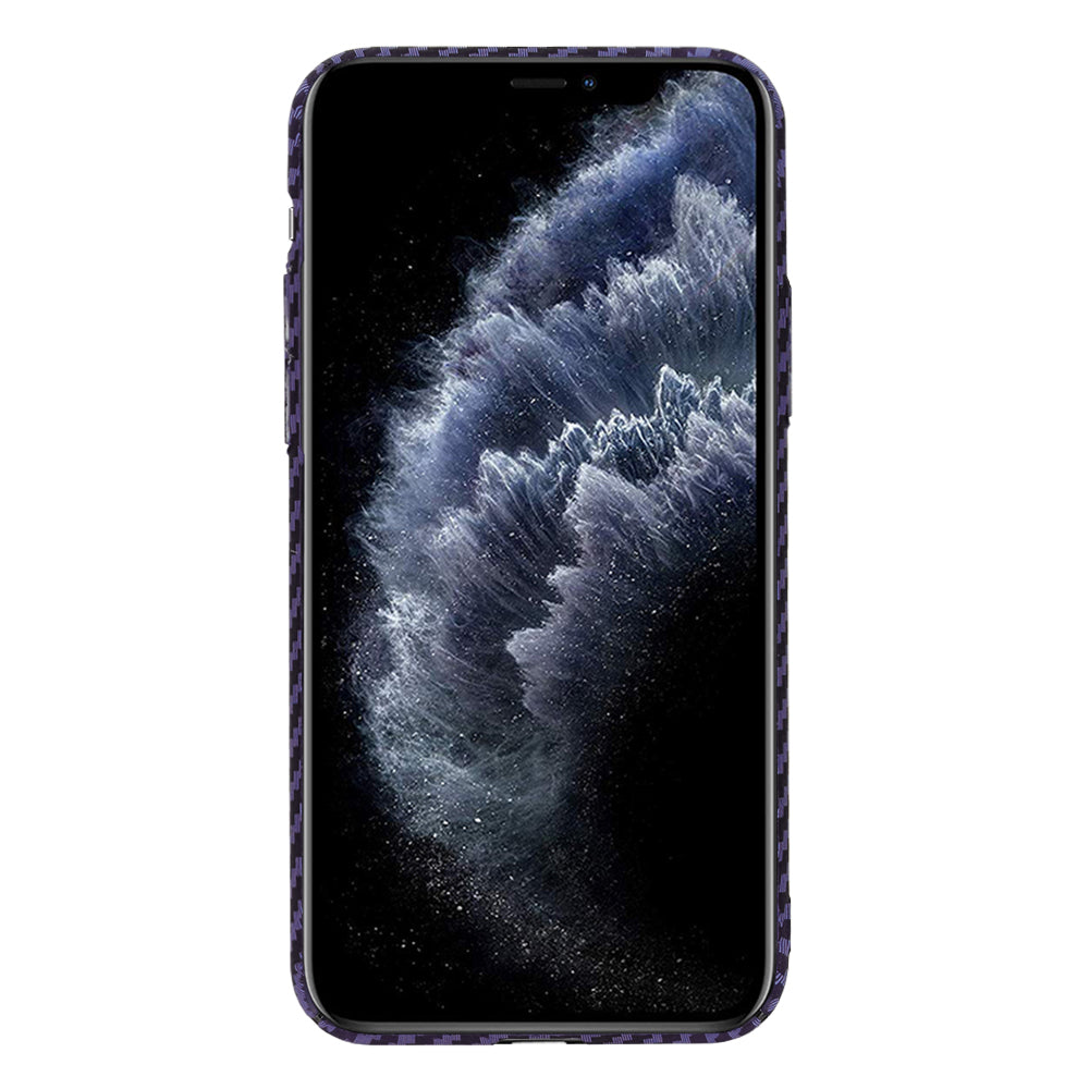 Husa pentru Apple iPhone 11 Pro, Techsuit, Carbonite FiberShell, Mov