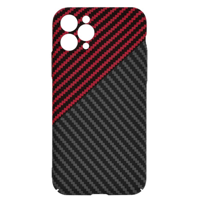 Husa pentru Apple iPhone 11 Pro, Techsuit, Carbonite FiberShell, Neagra Rosie