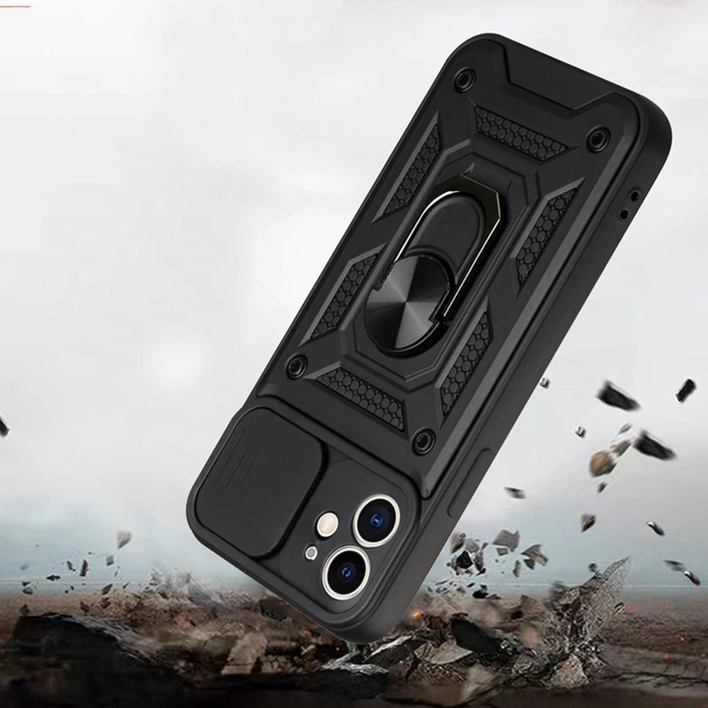 Husa pentru Apple iPhone 11, Techsuit, CamShield, Neagra