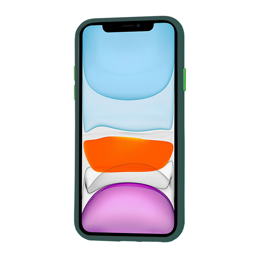 Husa pentru Apple iPhone 11, Techsuit, HaloFrost, Verde