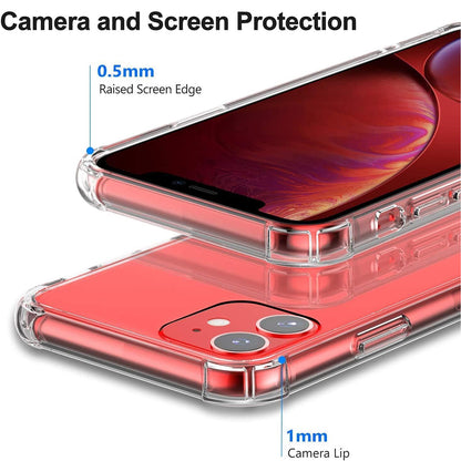 Husa pentru Apple iPhone 11, Techsuit, Shockproof Clear, Transparenta
