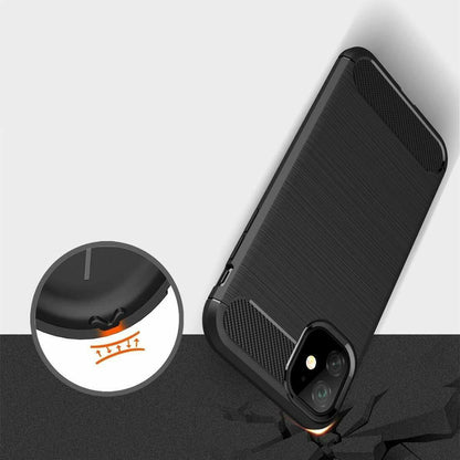 Husa pentru Apple iPhone 12 mini, Techsuit, Carbon, Neagra