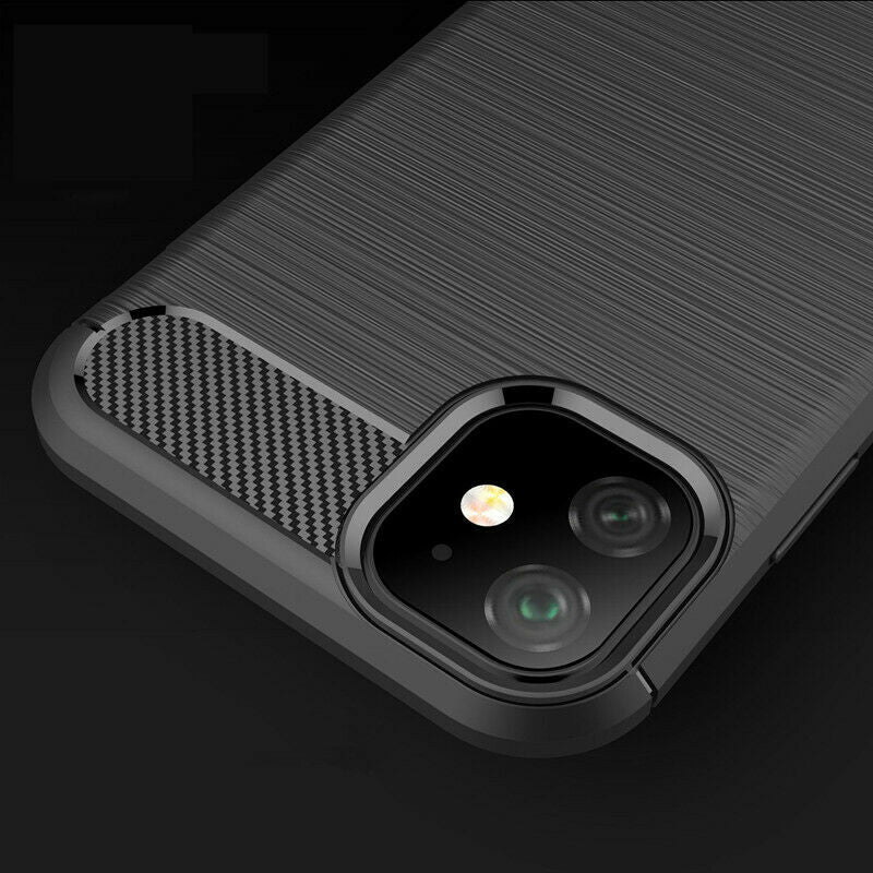 Husa pentru Apple iPhone 12 mini, Techsuit, Carbon, Neagra