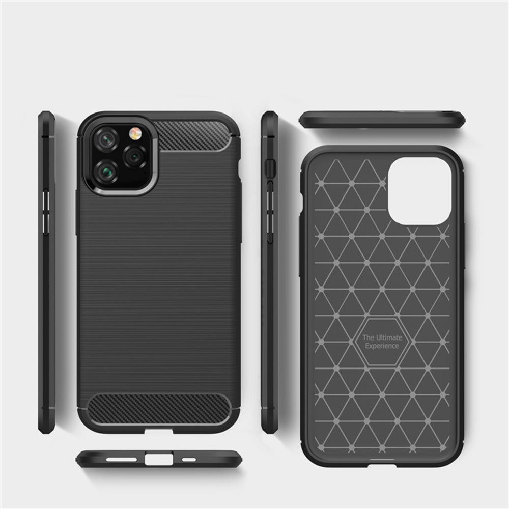 Husa pentru Apple iPhone 12 Pro Max, Techsuit, Carbon, Neagra