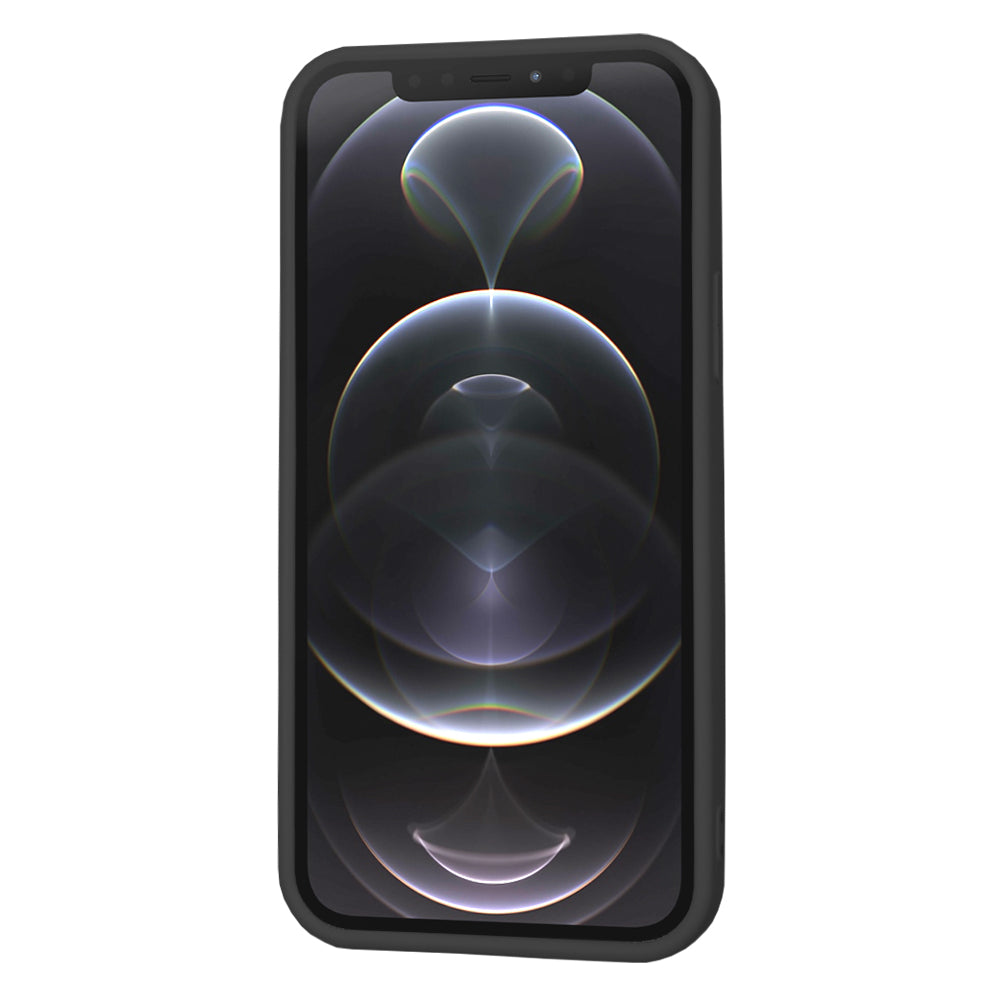 Husa pentru Apple iPhone 12 Pro, Techsuit, SoftFlex, Neagra