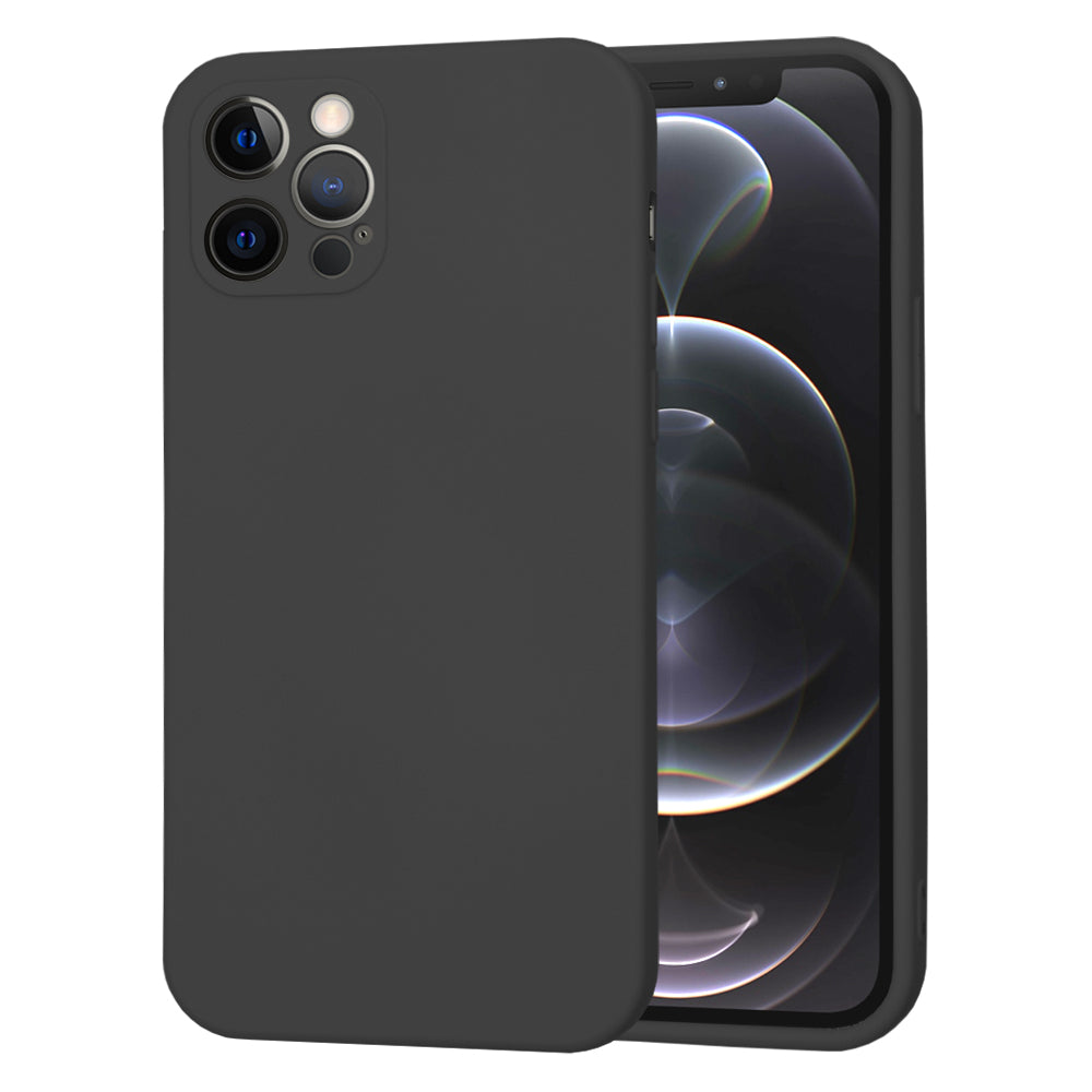 Husa pentru Apple iPhone 12 Pro, Techsuit, SoftFlex, Neagra