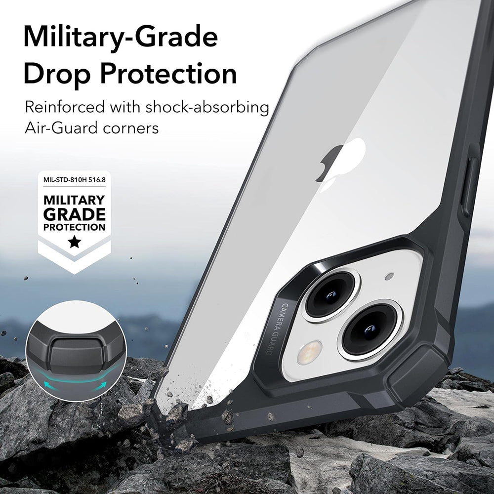 Husa pentru Apple iPhone 14 / 13, ESR, Air Armor, Neagra Transparenta