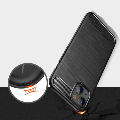 Husa pentru Apple iPhone 13 mini, Techsuit, Carbon, Neagra