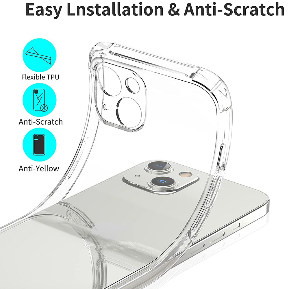 Husa pentru Apple iPhone 13 mini, Techsuit, Shockproof Clear, Transparenta