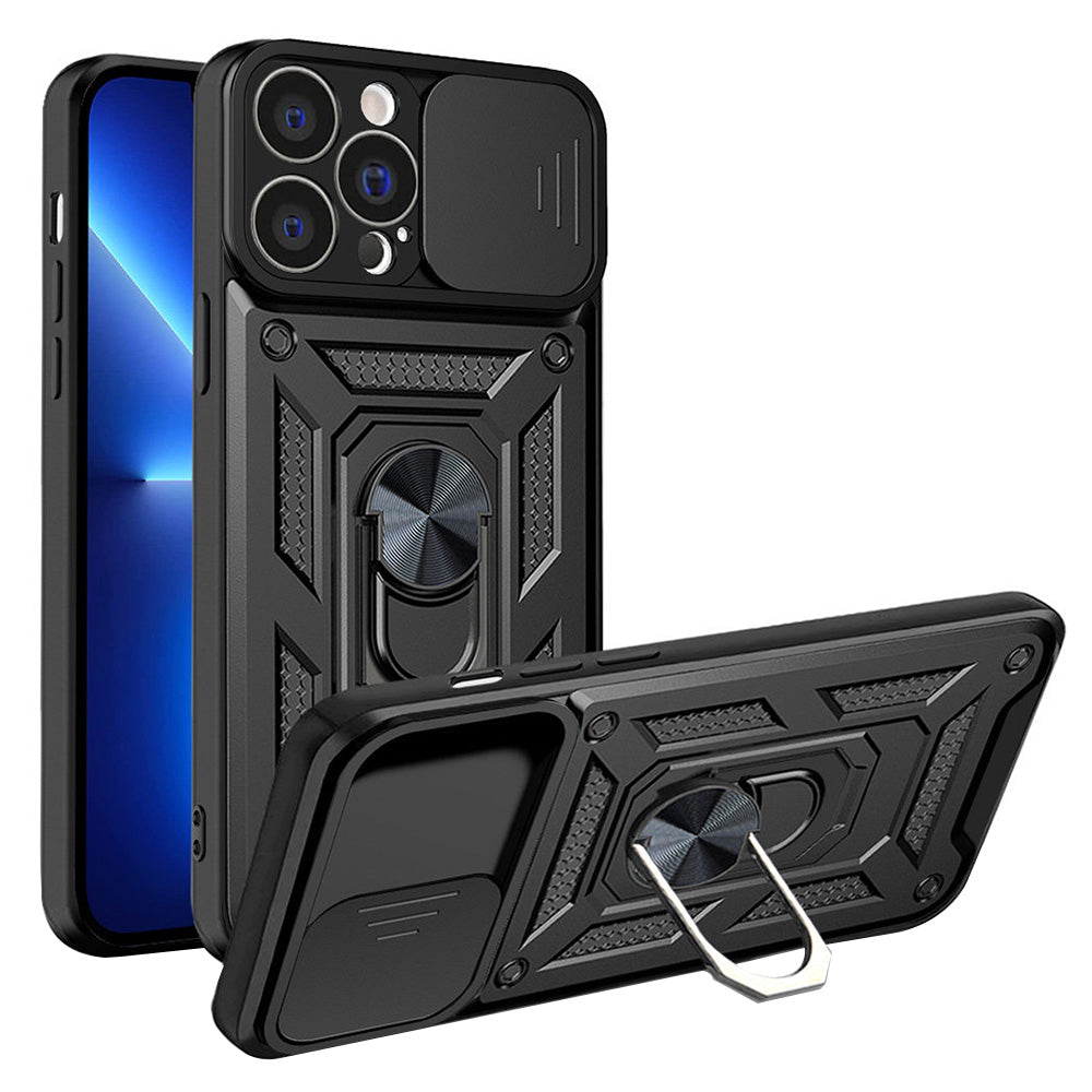 Husa pentru Apple iPhone 13 Pro Max, Techsuit, CamShield, Neagra