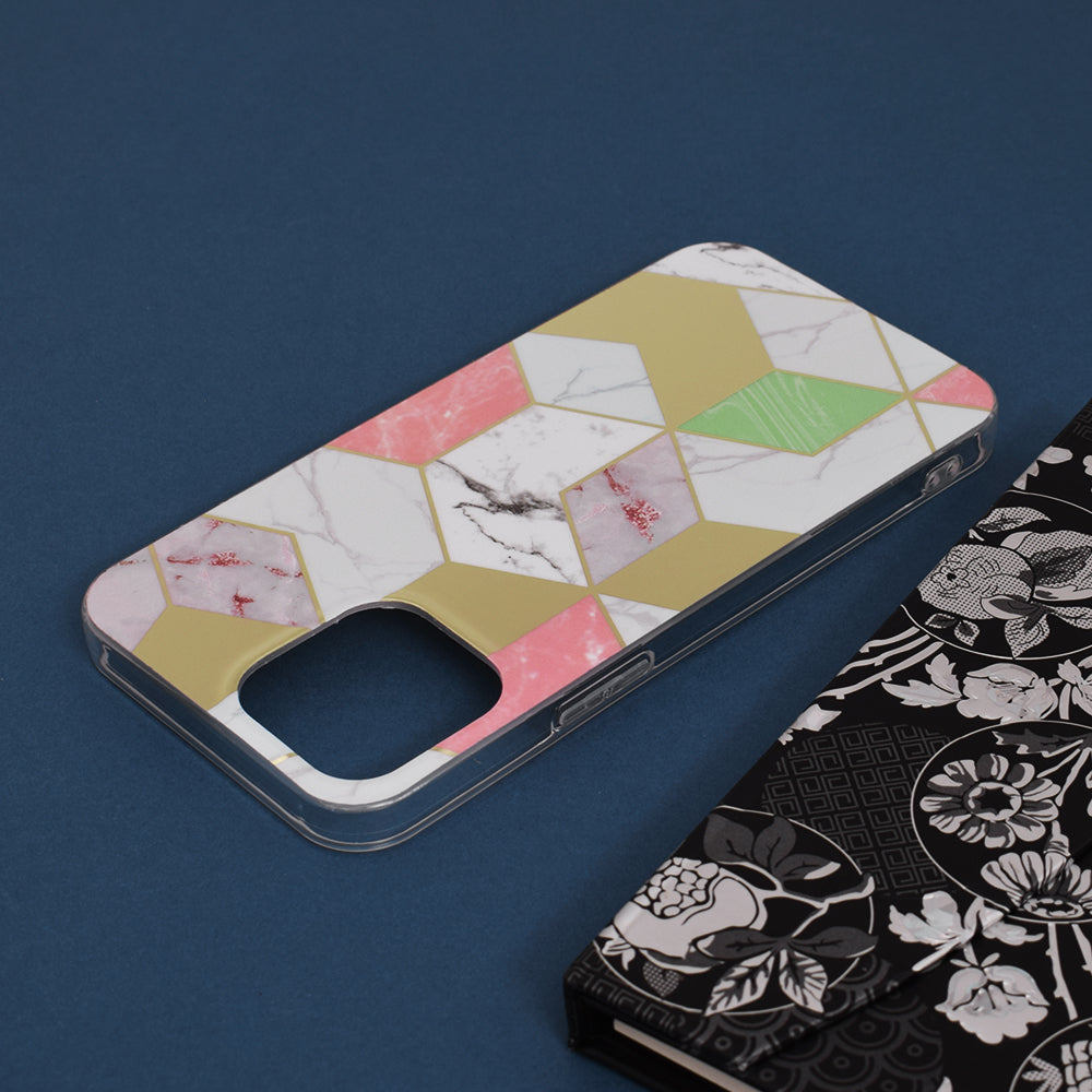 Husa pentru Apple iPhone 13 Pro Max, Techsuit, Marble, Mov