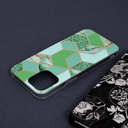 Husa pentru Apple iPhone 13 Pro Max, Techsuit, Marble, Verde
