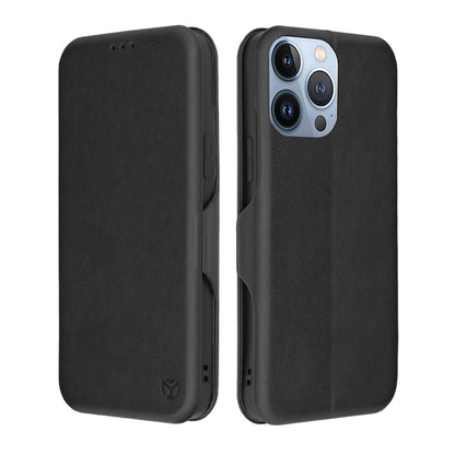 Husa pentru Apple iPhone 13 Pro Max, Techsuit, Safe Wallet Plus, Neagra