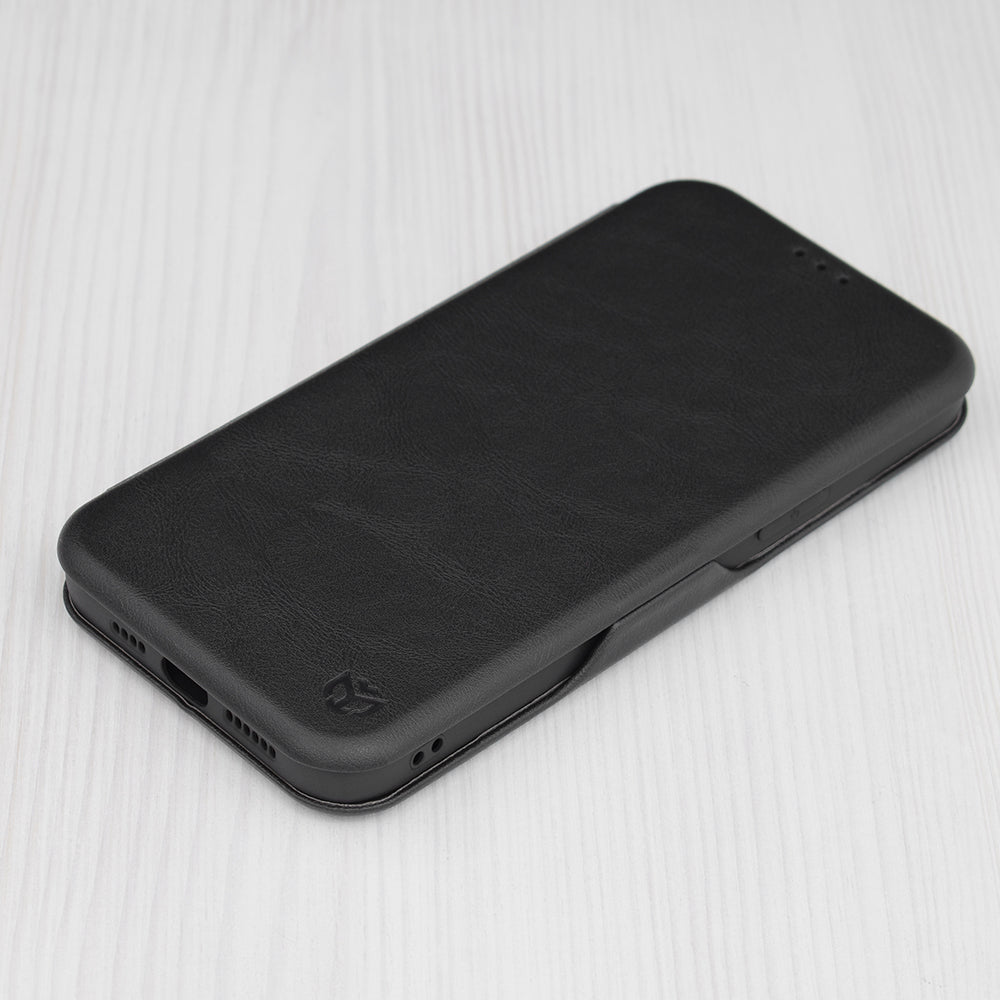 Husa pentru Apple iPhone 13 Pro Max, Techsuit, Safe Wallet Plus, Neagra