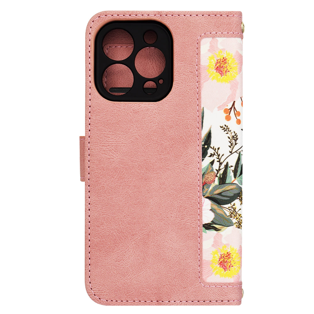 Husa pentru Apple iPhone 13 Pro, Techsuit, FlipCraft, Roz