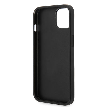 Husa pentru Apple iPhone 14, Karl Lagerfeld, Saffiano Choupette's Head, Argintie