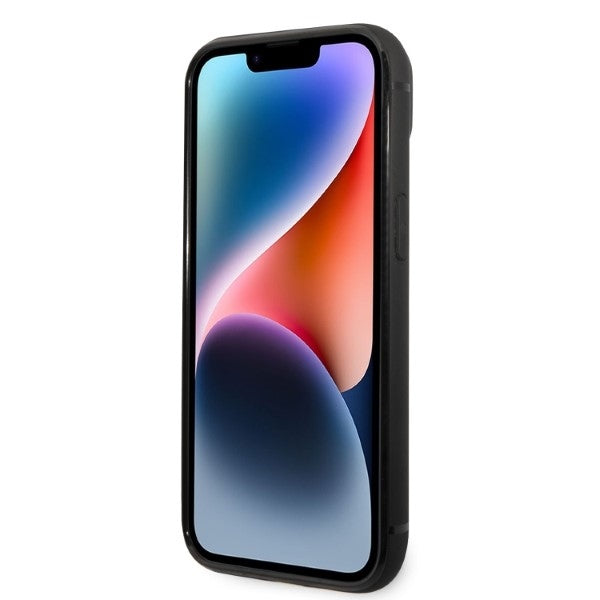 Husa pentru Apple iPhone 14 Plus, Karl Lagerfeld, Cardslots Signature Logo, Neagra