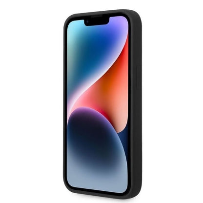 Husa pentru Apple iPhone 14 Plus, Karl Lagerfeld, Silicone Choupette, Neagra