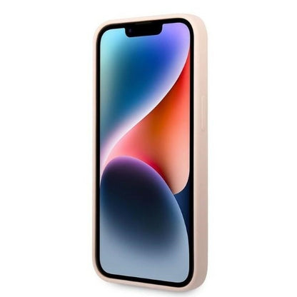 Husa pentru Apple iPhone 14 Plus, Karl Lagerfeld, Silicone Choupette, Roz