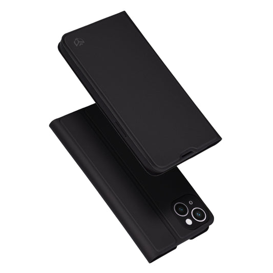 Husa pentru Apple iPhone 14 Plus, Techsuit, Magskin Book, Neagra