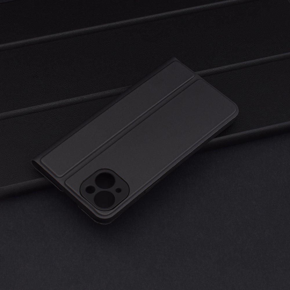 Husa pentru Apple iPhone 14 Plus, Techsuit, Magskin Book, Neagra