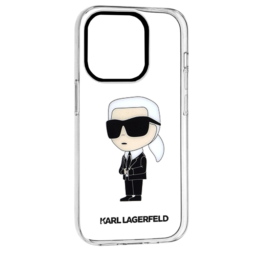 Husa pentru Apple iPhone 14 Pro, Karl Lagerfeld, IML Ikonik NFT, Transparenta