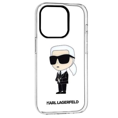 Husa pentru Apple iPhone 14 Pro, Karl Lagerfeld, IML Ikonik NFT, Transparenta