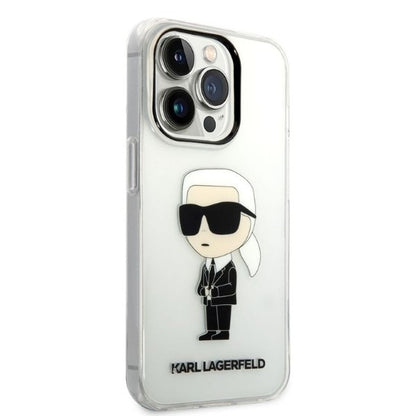 Husa pentru Apple iPhone 14 Pro, Karl Lagerfeld, IML Ikonik NFT, Transparenta