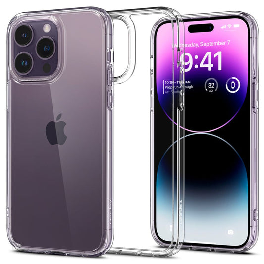Husa pentru Apple iPhone 14 Pro Max, Spigen, Ultra Hybrid, Transparenta ACS04816