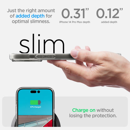 Husa pentru Apple iPhone 14 Pro Max, Spigen, Ultra Hybrid, Transparenta ACS04816