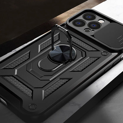 Husa pentru Apple iPhone 14 Pro Max, Techsuit, CamShield, Neagra