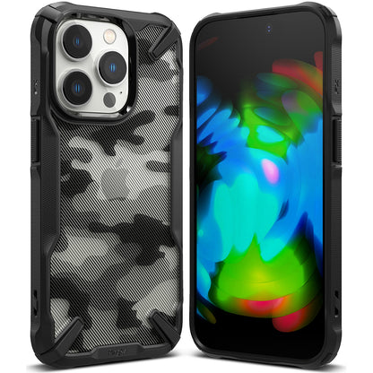 Husa pentru Apple iPhone 14 Pro, Ringke, Fusion X Design, Camuflaj