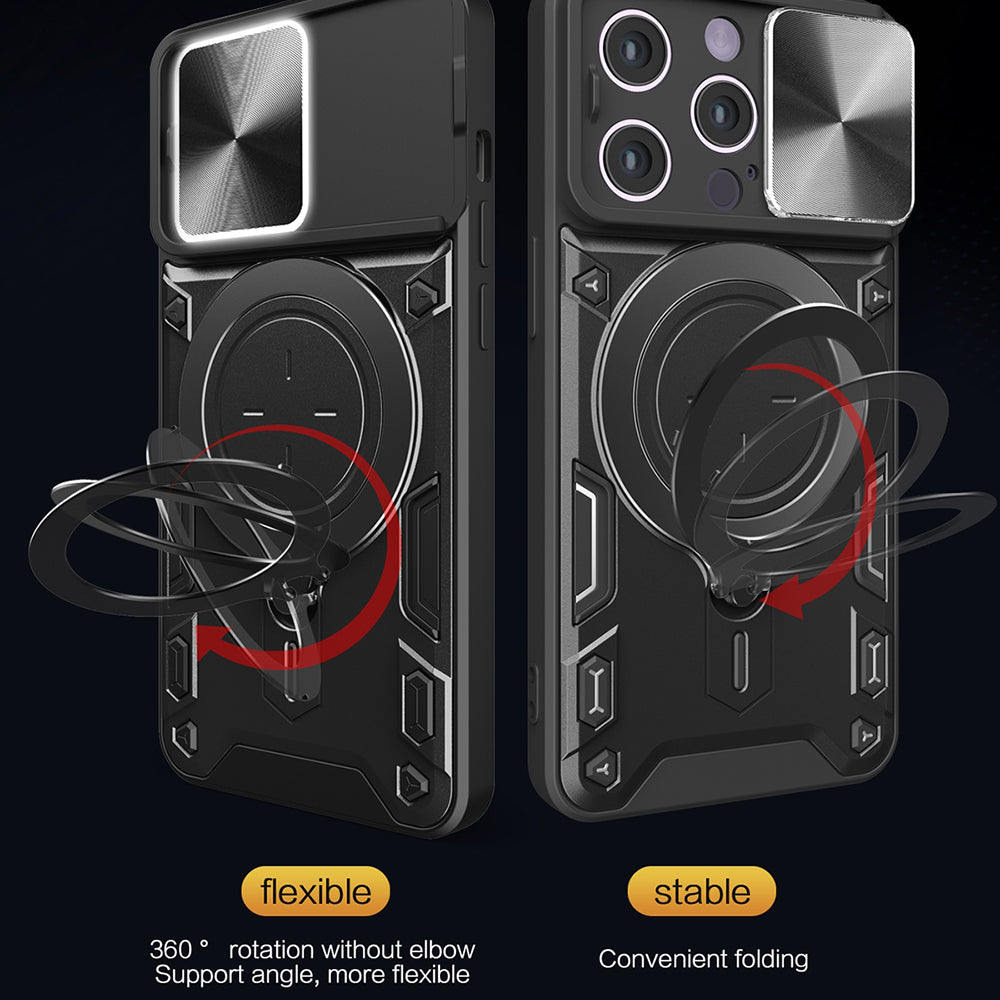 Husa pentru Apple iPhone 14 Pro, Techsuit, CamGuard Pro, Rosie