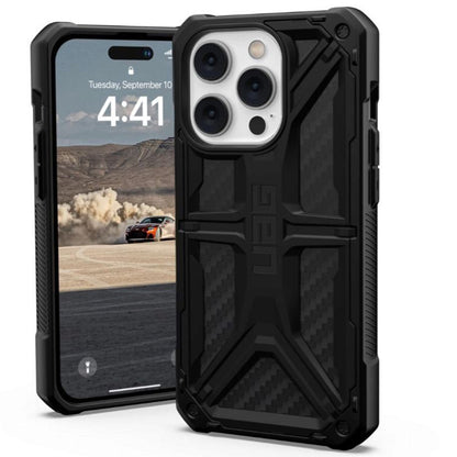 Husa pentru Apple iPhone 14 Pro, Urban Armor Gear, Monarch Carbon, Neagra